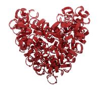 UTHCLO 100 Pcs Adjustable Poultry Leg Bands with Secure Clip for Chickens Ducks Geese Pigeon Identification Rings Reusable Bird Leg Bands for Farm Use