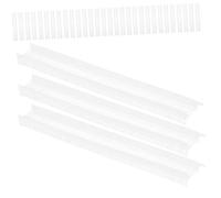 UTHCLO 10000pcs Transparent Plastic Clothes Tag Rope Price Tag Locks Fastener for Sock Packaging Hanging Craft Labeling Accessories