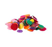 UTHCLO 1000pcs Felt Fabric Circles Soft Non Woven Craft Pads for DIY Sewing Patches Early Education Preschool Art Projects Vibrant Color Assortment Easy to Glue and Sew