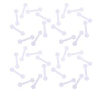 UTHCLO 1000Pcs White Round Jewelry Price Label Stickers 13X50Mm Self Adhesive Tags for Rings Necklaces Earrings Jewelry Display and Retail