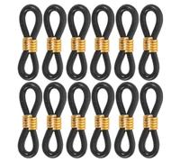 UTHCLO 100pcs Adjustable Black Poultry Leg Bands for Newborn Chicks Quails Ducks Flexible Bird Leg Braces Enhances Chick Health Farming Efficiency