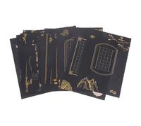 UTHCLO 100pcs Black Calligraphy Paper Chinese Writing Practice Sheets for Beginners and Professionals Art Stationery