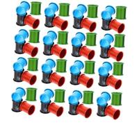 UTHCLO 100Pcs Colorful Aluminum Pigeon Leg Rings Poultry Foot Bands Easy to Use Bird Identification Markers for Adult Ducks Chickens Hens and Pigeons Random Color