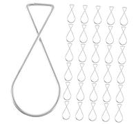 UTHCLO 100pcs Metal Hook Ceiling Installation Hook Ceiling Hook for Hanging Hook for Ceiling Suspended Ceiling Hooks Ceiling Tile Hooks Decorative Ceiling Hook Drop Ceiling Clips