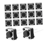 UTHCLO 100Pcs Momentary Tactile Push Button Switches Lightweight Sensitive Trigger Micro Momentary Buttons for Electronic Circuit Boards DIY Replacement Kit