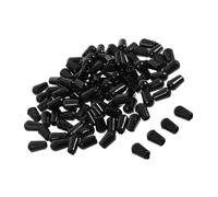UTHCLO 100pcs Plastic Protective Tube End Caps for Clothes Hangers Scratch-Resistant Sleeves with Easy Installation Plastic Covers for Wire Hooks and Drying Racks Home Laundry Use