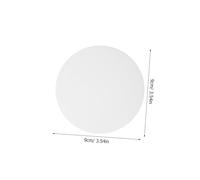 UTHCLO 100pcs Quantitative Filter Paper Cotton Fibre Laboratory Water Filtering Paper for Experiments Qualitative Fast Flow for Accurate Chemical Analysis
