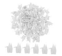 UTHCLO 100pcs White Origami Paper Cranes Premade Folded Japanese Birds Wedding Party Decorations DIY Crane Streamers Photo Props for Backdrop Embellishments