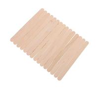 UTHCLO 100pcs Wooden DIY Craft Sticks Smooth Surface Reusable Mixing Stirrers for Paint Epoxy Glue Stirring and Wedding Program Decorations
