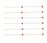 UTHCLO 100PCS Wooden Lollipop Sticks DIY Decorative Inserts for Dessert Table Party Props Lightweight Durable Eco Friendly Craft Sticks for Cake Pops Photo Decoration Wedding and
