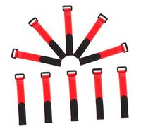 UTHCLO 10pcs Anti-crowing Poultry Neck Belts Nylon Rooster Collars Red Upgrade for Chicken Accessories