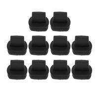 UTHCLO 10pcs Black Sponge Paint Applicators for Shoes and Chairs, Reusable Sponge with Plastic Handle for Precise and Even Coverage, for Shoe Repair and Home Care Painting Projects