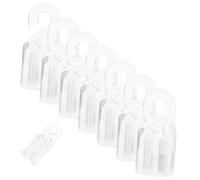 UTHCLO 10pcs Clear Blind Rod Tip Hooks Pom Plastic Replacement Blind Accessories Fit for Plastic and Venetian Easy Installation Window Curtain Parts