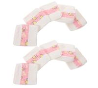 UTHCLO 10pcs Doll Diapers Pack for 40-50cm Reborn Dolls Realistic Paper Nappies Accessories for Newborn Pretend Play and Crafting