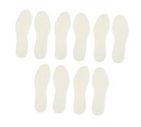 UTHCLO 10pcs Insoles Thickened Wool Shoe Pads for Adults Comfortable Breathable Inserts for Men Women Versatile Footwear Accessory for Cold Weather White