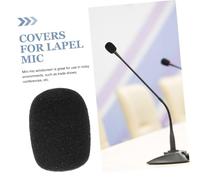 UTHCLO 10pcs Lapel Headset Microphone Covers Windproof Sponge Mini Mic Windscreen Noise Reduction for Speech Teaching Conferences Soft Protection