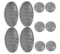 UTHCLO 10pcs Mesh Microphone Grille Replacement Mic Head Covers for Dynamic Microphones Easy to Install for Professional Audio Use
