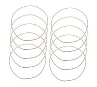 UTHCLO 10pcs Mic Rubber Dampener Bands for Condenser Microphones Slip Resistant Rubber Suspension Rings for Vibration Dampening for Compact Desktop Studios and Various Recording Scenarios