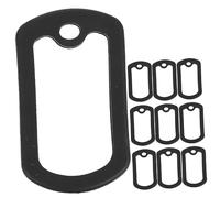 UTHCLO 10pcs Military Dog Tag Silicone Silencers Replacement Covers for Pet Id Tags Noise Reduction Flexible Protective Sleeve for Dogs