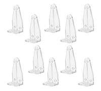 UTHCLO 10pcs Plastic Hold Down Brackets for Horizontal Blinds Blind Holder Replacements for Pleated Shades Lightweight and Sturdy