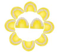 UTHCLO 10pcs Resin False Teeth Charms DIY Jewelry Pendants Unique Earring Accessories for Birthday Christmas Festival Crafting