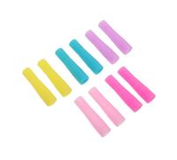 UTHCLO 10PCS Silicone Scissor Cover Protector Reusable Nipper Covers Long Spiral Design for Beauty Tools Storage and Travel