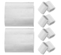 UTHCLO 10pcs Steel Wire Rope Clips Rope Clamp 12mm Aluminium Metal Cable Fastener Quick Installation Minimizing Maintenance Costs for Outdoor and Rapid Construction