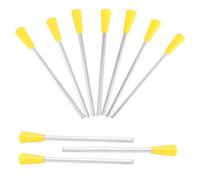 UTHCLO 10pcs Triangle Percussion Sticks Plastic and Metal Musical Instrument Accessories for Rhythm Play and Educational Use Gift for Percussion Enthusiasts