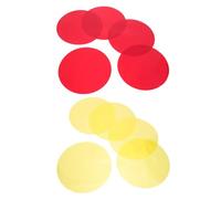 UTHCLO 10Pcs Warm Light Self-Adhesive LED Lighting Gel Sheets 10Cm for Recessed Downlight Replacement, Photographic Lighting Filters for Studio, Stage, and Home Use