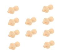 UTHCLO 10PCS Wooden DIY Mushroom Figures for Creative Painting Craft Smooth Surface Wooden Doll Sculptures for Home Party Decorations and Educational