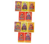 UTHCLO 10pcs Year Snake Tai Sui Amulet Card Chinese Feng Shui Lucky Charm with Wu Sui Design Vibrant Colors Sturdy Quality for Lunar Year Celebration and Collectors