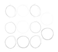 UTHCLO 11pcs Oud Strings Set Silver Plated Nylon and Copper Alloy Strong Wear Protection Balanced Tension for Warm Clear Tone for Turkish and Players