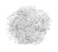 UTHCLO 1200pcs Opening Connection Ring Necklace Jewelry Earring Chain Connector Rings Charm Connectors Round Linking Open for DIY Stainless Steel Silver