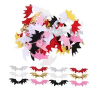 UTHCLO 120pcs Mini Devil Wings Halloween Bat Wings Embellishments for DIY Crafts Hair Clips Headband Doll Hat Decorations Versatile Small Lightweight Accessories for Party Events