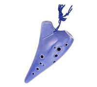 UTHCLO 12hole Ocarina Ceramic Flute Musical Wind Instrument for Beginners and Boys and Girls Educational Toy for School and Home Practice