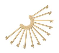 UTHCLO 12Pcs Cute Key Shaped Gel Pens for Students Plastic Writing Pens Ergonomic Design Smooth Ink Office School Stationery Gift