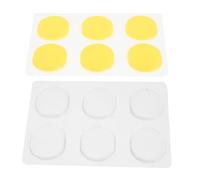 UTHCLO 12pcs Drum Mute Pad Silicone Dampers for Noise Reduction Self Adhesive Drum Mute Pads for Quiet Practice Kit Dampeners