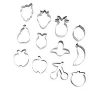 UTHCLO 12Pcs Food Grade Stainless Steel Cookie Cutters Set Resistant Baking Molds for Cakes Cookies and Fried Eggs Easy Demould Multifunctional Kitchen Tool for Creative Holiday Shapes
