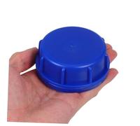 UTHCLO 12pcs Industrial Plastic Drum Plug Seal Lids with Built in Gasket Airtight Sealing Reusable Screw Caps for Buckets Blue for Paint Oil Food Storage