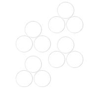 UTHCLO 12pcs Metal Dream Catcher Frames Metal Circle Rings 4 Inch Iron Smooth Edges Stable Support round Cultural Elegance for Party Decorations