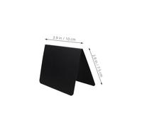 UTHCLO 12pcs Mini Double-Sided Chalkboard Signs with Stand Rewritable Black Matte Memo Boards for Buffet Party Food Labeling Desk Price Tags Easy to Clean and Reusable