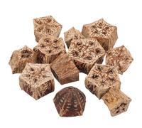 UTHCLO 12pcs Natural Parrot Chewing Foraging Treats with 12 Cut Pieces Parrot Bite for Budgies and Small Birds Cage Accessories