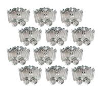UTHCLO 12pcs Silver Mini Mining Car Box for Wedding Favors
