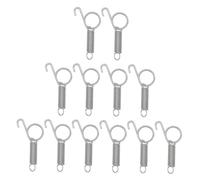 UTHCLO 12Pcs Spring Hooks for Pet Cage Door Multi-function Rabbit and Birdhouse Fixing Hooks Easy-install Cage Door Latches for Outdoor Animal