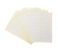UTHCLO 15 Sheets Small Price Tag Stickers Easy Peel Adhesive Labels for Pricing Organizing Classification Writable with Pens and Markers Labels Per Sheet for Office and Home Use