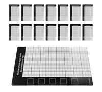 UTHCLO 15PCS Magnetic Screw Organizer Mat with Flexible Memory Pad, Portable Magnetic Workbench Mat for Electronic Repair and Mobile Phone Disassembly