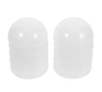 UTHCLO 15pcs Plastic Half Sphere Globe Light Shades Replacement for Vanity Makeup Mirror Lights, Dome Lamp Covers Compatible with Ceiling Fan and Floor Lamp Fixtures