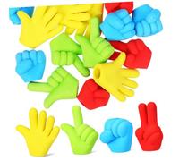 UTHCLO 16pcs Cute Cartoon Pencil Erasers Small Novelty Tops Creative Erasers for Office School Classroom Supplies