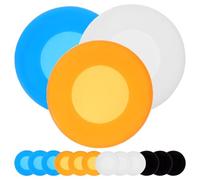 UTHCLO 16Pcs Disposable Silicone Stethoscope Head Covers, Stethoscope Protective Caps in Orange, Blue, Black, White for Medical Nurses and Healthcare Professionals