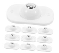 UTHCLO 16pcs Self Adhesive Swivel Casters with Steel Ball Bearings Silent Mini Furniture Wheels for Sofas Beds Tables Rotation Appliance Cabinet Movers